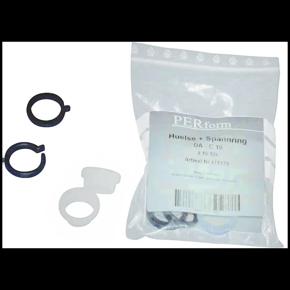 Hülse mit Spannring