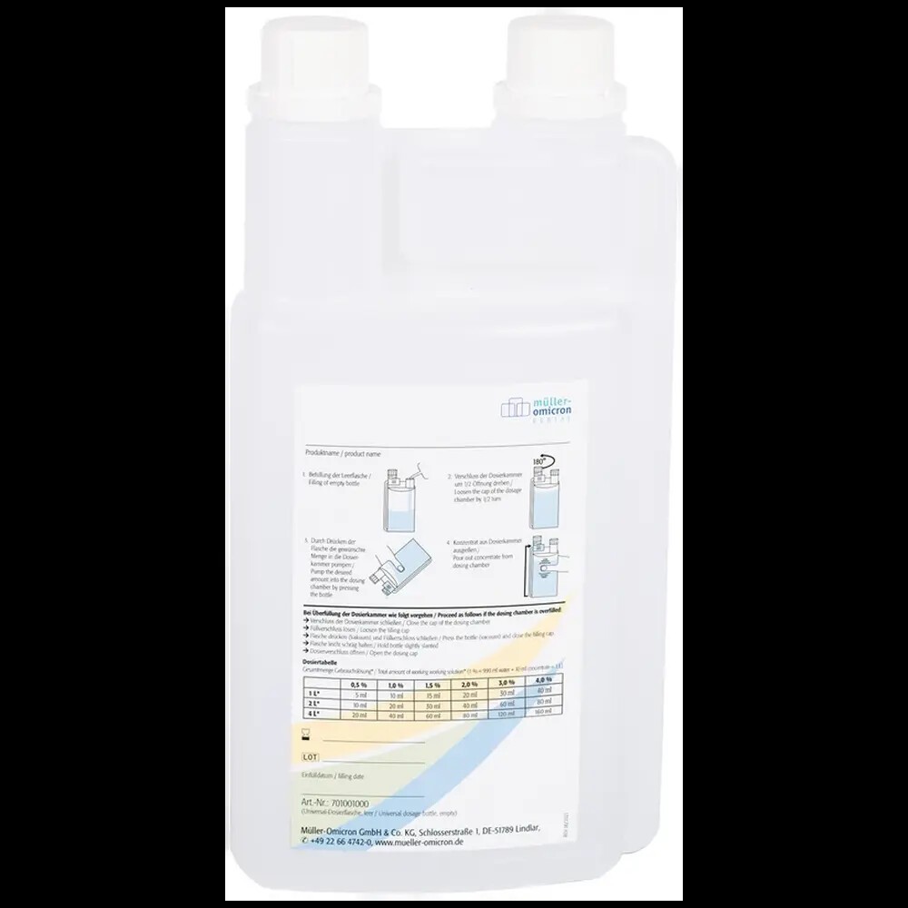 Universaldosierflasche leer