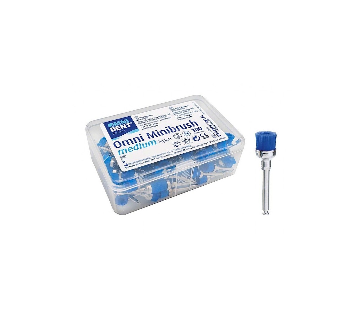 Mini periuta duritate medie, Omnident, 100 buc