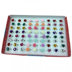 Ringe mit Herz und Blume