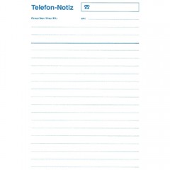 Telefon-Notizblock